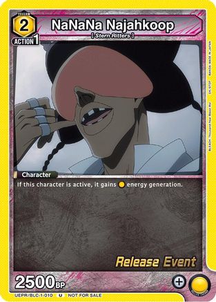 Image of NaNaNa Najahkoop (UEPR/BLC-1-010) - UE01BT BLEACH ThousandYear Blood War Release Event Cards