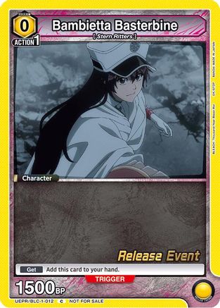 Image of Bambietta Basterbine (012) (UEPR/BLC-1-012) - UE01BT BLEACH ThousandYear Blood War Release Event Cards