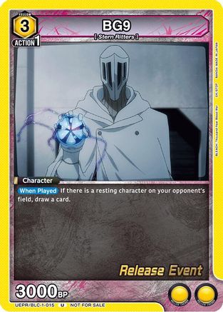 Image of BG9 (UEPR/BLC-1-015) - UE01BT BLEACH ThousandYear Blood War Release Event Cards