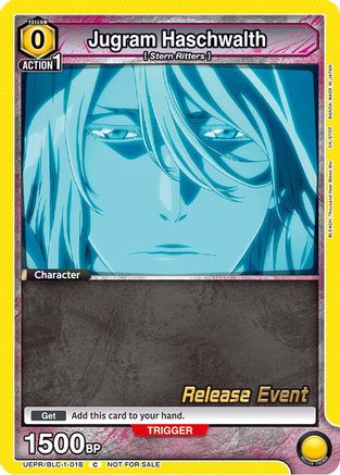 Image of Jugram Haschwalth (018) (UEPR/BLC-1-018) - UE01BT BLEACH ThousandYear Blood War Release Event Cards