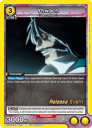 Image of Yhwach (022) (UEPR/BLC-1-022) - UE01BT BLEACH ThousandYear Blood War Release Event Cards