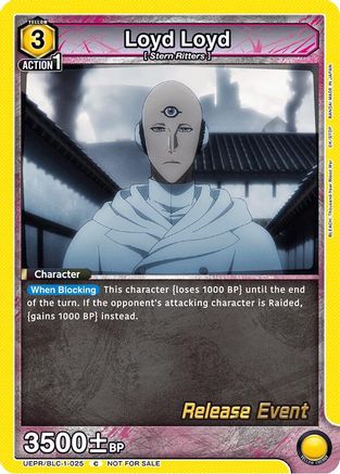 Image of Loyd Loyd (UEPR/BLC-1-025) - UE01BT BLEACH ThousandYear Blood War Release Event Cards