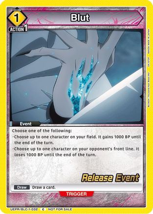 Image of Blut (UEPR/BLC-1-032) - UE01BT BLEACH ThousandYear Blood War Release Event Cards