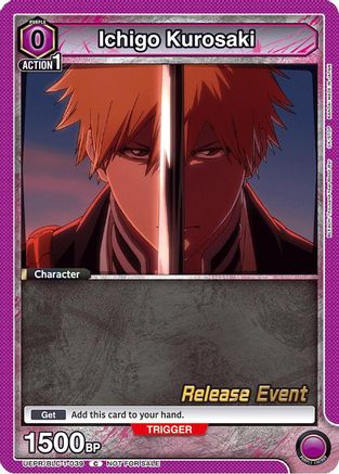 Image of Ichigo Kurosaki (039) (UEPR/BLC-1-039) - UE01BT BLEACH ThousandYear Blood War Release Event Cards