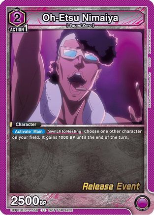 Image of Oh-Etsu Nimaiya (UEPR/BLC-1-058) - UE01BT BLEACH ThousandYear Blood War Release Event Cards