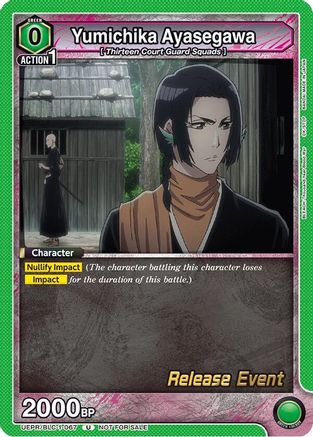 Image of Yumichika Ayasegawa (UEPR/BLC-1-067) - UE01BT BLEACH ThousandYear Blood War Release Event Cards