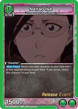 Image of Nanao Ise (UEPR/BLC-1-068) - UE01BT BLEACH ThousandYear Blood War Release Event Cards