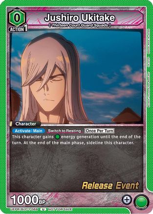 Image of Jushiro Ukitake (UEPR/BLC-1-069) - UE01BT BLEACH ThousandYear Blood War Release Event Cards