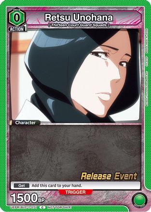 Image of Retsu Unohana (071) (UEPR/BLC-1-071) - UE01BT BLEACH ThousandYear Blood War Release Event Cards