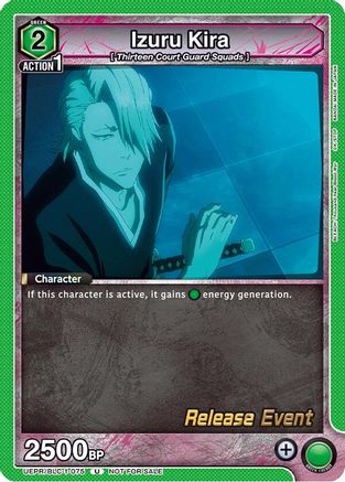 Image of Izuru Kira (UEPR/BLC-1-075) - UE01BT BLEACH ThousandYear Blood War Release Event Cards
