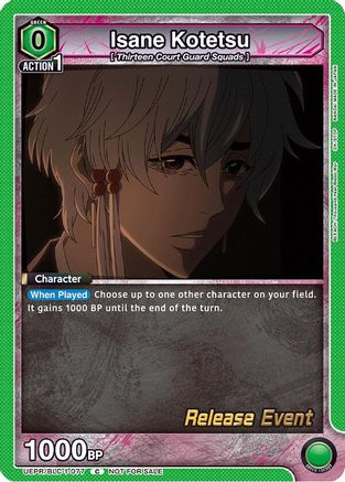 Image of Isane Kotetsu (UEPR/BLC-1-077) - UE01BT BLEACH ThousandYear Blood War Release Event Cards
