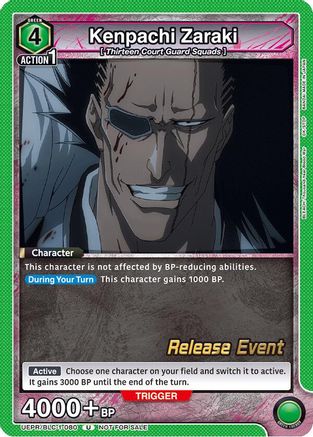 Image of Kenpachi Zaraki (080) (UEPR/BLC-1-080) - UE01BT BLEACH ThousandYear Blood War Release Event Cards
