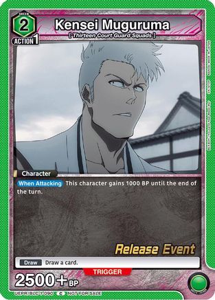 Image of Kensei Muguruma (UEPR/BLC-1-090) - UE01BT BLEACH ThousandYear Blood War Release Event Cards