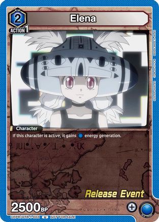 Image of Elena (UEPR/HTR-1-003) - UE02BT HUNTER X HUNTER Release Event Cards