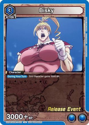 Image of Bisky (010) (UEPR/HTR-1-010) - UE02BT HUNTER X HUNTER Release Event Cards