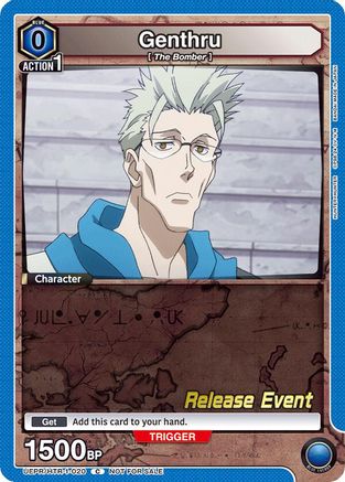 Image of Genthru (020) (UEPR/HTR-1-020) - UE02BT HUNTER X HUNTER Release Event Cards