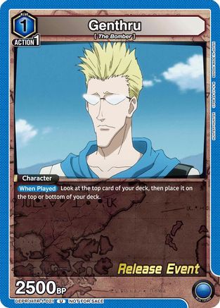 Image of Genthru (021) (UEPR/HTR-1-021) - UE02BT HUNTER X HUNTER Release Event Cards