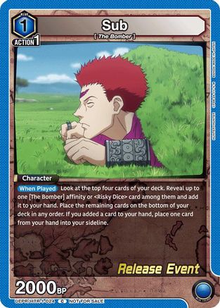 Image of Sub (UEPR/HTR-1-024) - UE02BT HUNTER X HUNTER Release Event Cards