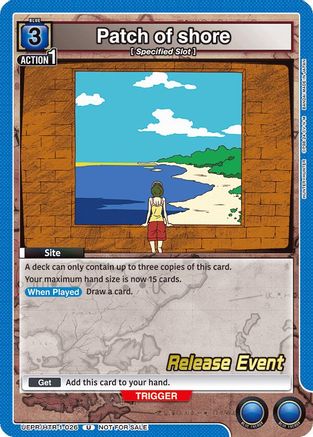Image of Patch of shore (UEPR/HTR-1-026) - UE02BT HUNTER X HUNTER Release Event Cards