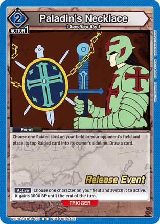 Image of Paladin's Necklace (UEPR/HTR-1-028) - UE02BT HUNTER X HUNTER Release Event Cards