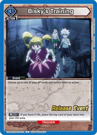 Image of Bisky's Training (UEPR/HTR-1-032) - UE02BT HUNTER X HUNTER Release Event Cards