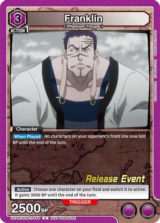 Image of Franklin (UEPR/HTR-1-046) - UE02BT HUNTER X HUNTER Release Event Cards
