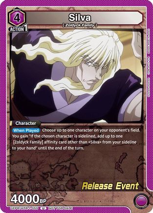Image of Silva (055) (UEPR/HTR-1-055) - UE02BT HUNTER X HUNTER Release Event Cards