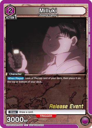 Image of Milluki (UEPR/HTR-1-060) - UE02BT HUNTER X HUNTER Release Event Cards