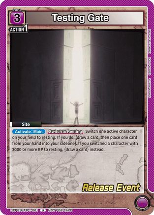 Image of Testing Gate (UEPR/HTR-1-061) - UE02BT HUNTER X HUNTER Release Event Cards