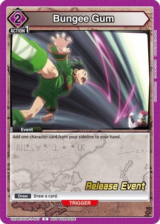 Image of Bungee Gum (UEPR/HTR-1-067) - UE02BT HUNTER X HUNTER Release Event Cards