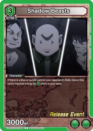 Image of Shadow Beasts (UEPR/HTR-1-068) - UE02BT HUNTER X HUNTER Release Event Cards