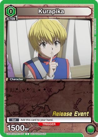 Image of Kurapika (071) (UEPR/HTR-1-071) - UE02BT HUNTER X HUNTER Release Event Cards