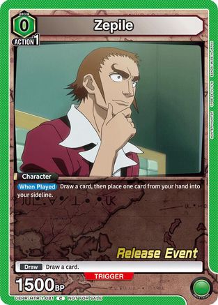 Image of Zepile (UEPR/HTR-1-081) - UE02BT HUNTER X HUNTER Release Event Cards