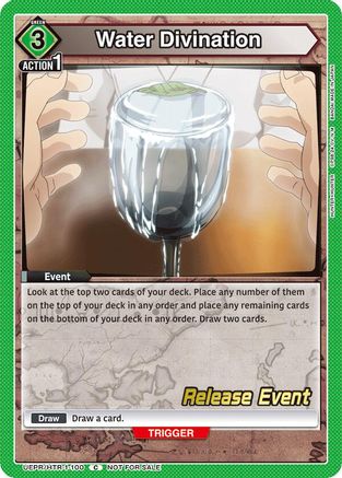 Image of Water Divination (UEPR/HTR-1-100) - UE02BT HUNTER X HUNTER Release Event Cards
