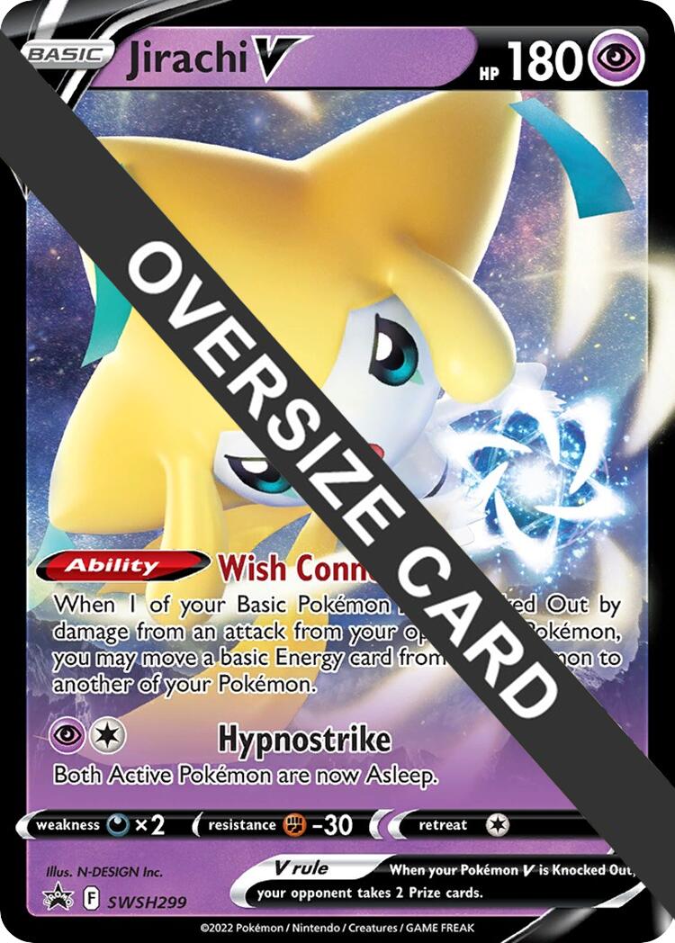 Image of Jirachi V (SWSH299) (Jumbo Card) [Sword & Shield: Black Star Promos]