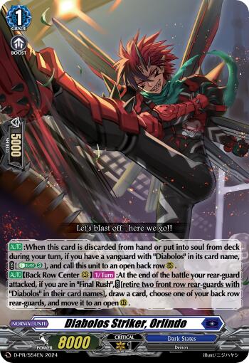 Image of Diabolos Striker, Orlindo (D-PR/554EN) [D Promo Cards]