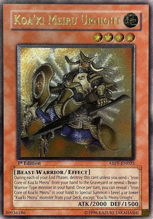 Image of Koa'ki Meiru Urnight [ABPF-EN025] Ultimate Rare