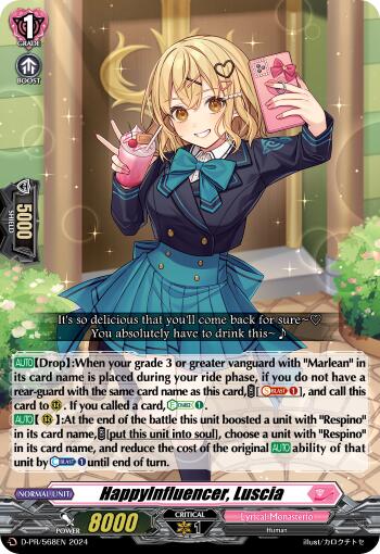 Image of HappyInfluencer, Luscia (D-PR/568EN) [D Promo Cards]