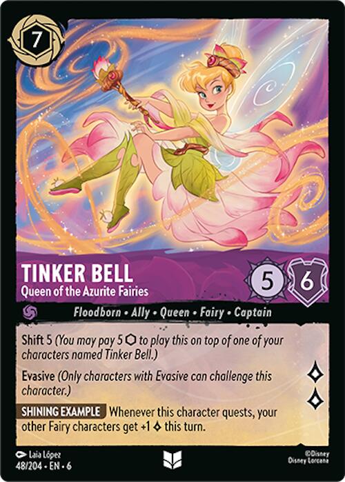 Image of Tinker Bell - Queen of the Azurite Fairies (48/204) [Azurite Sea]
