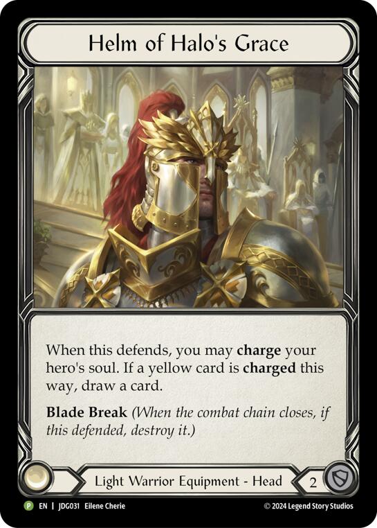 Image of Helm of Halo's Grace [JDG031] (Promo)  Cold Foil