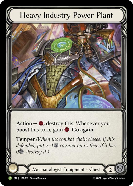 Image of Heavy Industry Power Plant [JDG032] (Promo)  Cold Foil