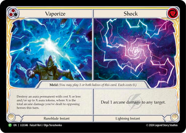 Vaporize // Shock [LGS346] (Promo)  Cold Foil