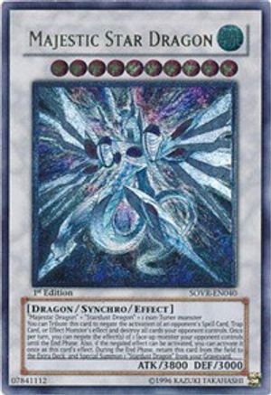 Image of Majestic Star Dragon [SOVR-EN040] Ultimate Rare