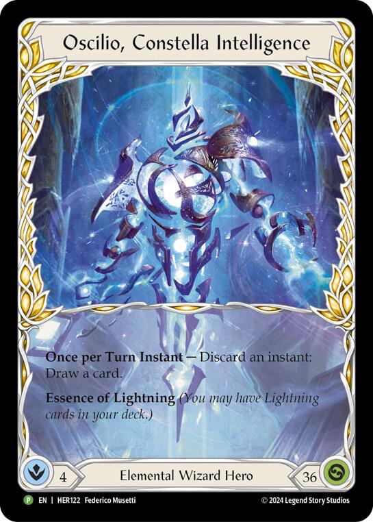 Image of Oscilio, Constella Intelligence [HER122] (Promo)  Rainbow Foil