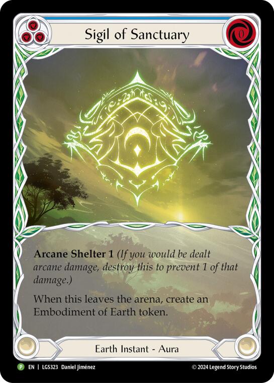 Image of Sigil of Sanctuary (Extended Art) [LGS323] (Promo)  Rainbow Foil
