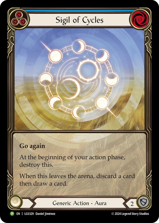 Image of Sigil of Cycles (Extended Art) [LGS329] (Promo)  Rainbow Foil