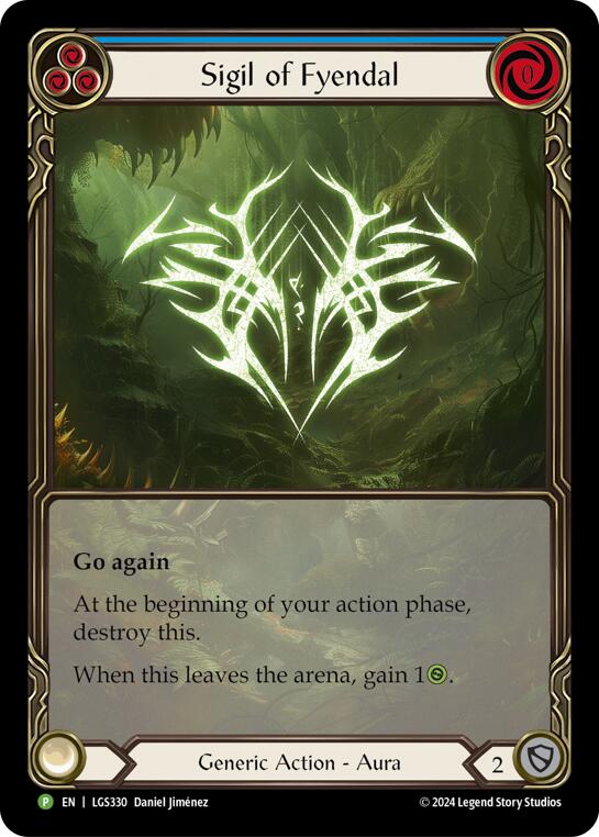 Image of Sigil of Fyendal (Extended Art) [LGS330] (Promo)  Rainbow Foil