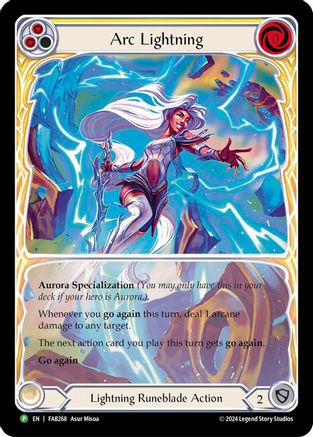 Image of Arc Lightning (Extended Art) [FAB268] (Promo)  Rainbow Foil