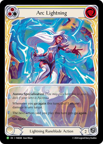 Arc Lightning (Extended Art) [FAB268] (Promo)  Rainbow Foil