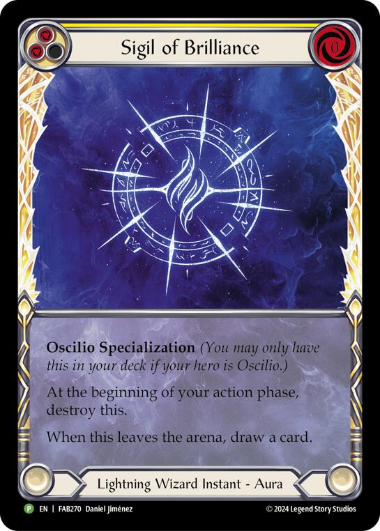 Image of Sigil of Brilliance (Extended Art) [FAB270] (Promo)  Rainbow Foil